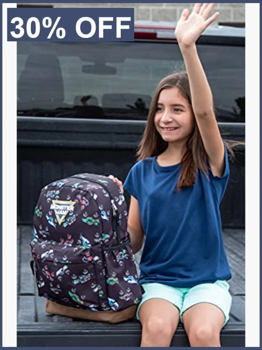 Monster Jam All Over Print Backpack 16